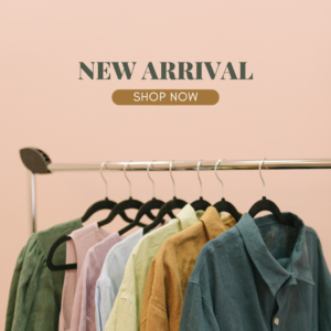 Colorful Variety of Clothes Hanging on Rack New Arrival Instagram Post